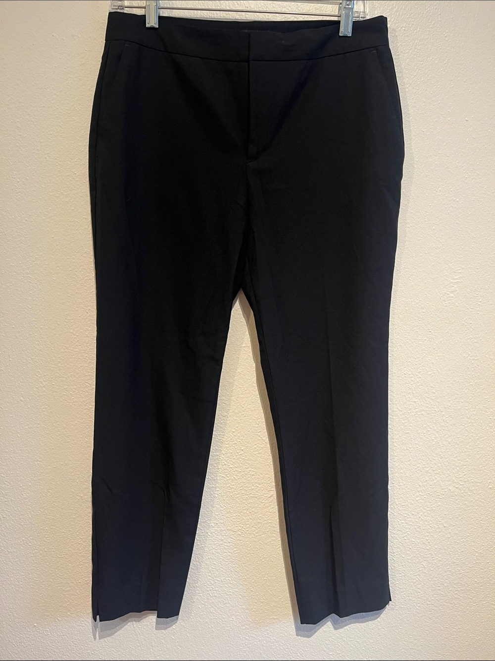 Zara Black Pants w/ zip front & pockets perfect for work